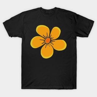 Yellow blooming flower, flowery, floral pattern, bloom T-Shirt